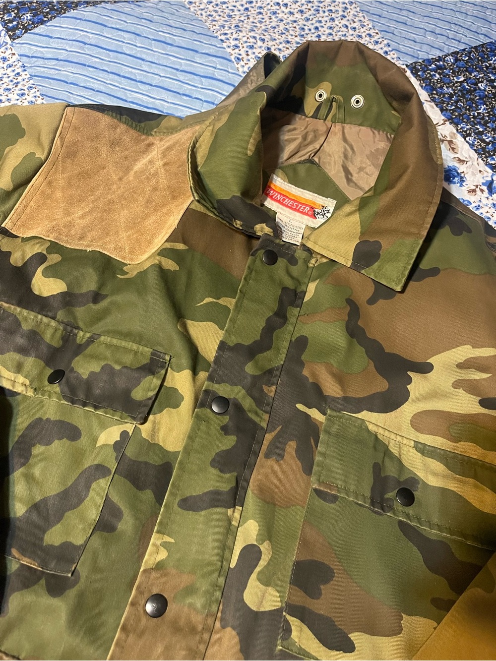 Winchester Men's Camo Field Jacket - Green Camo VINTAGE